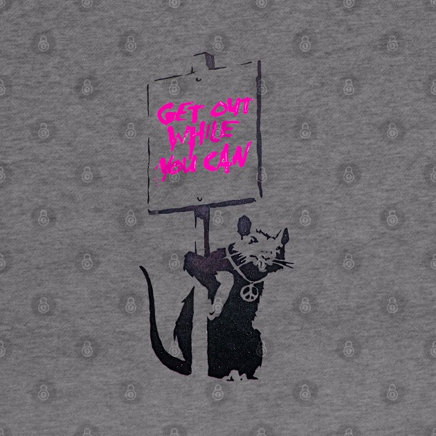 Rat with Sign by PandaSex